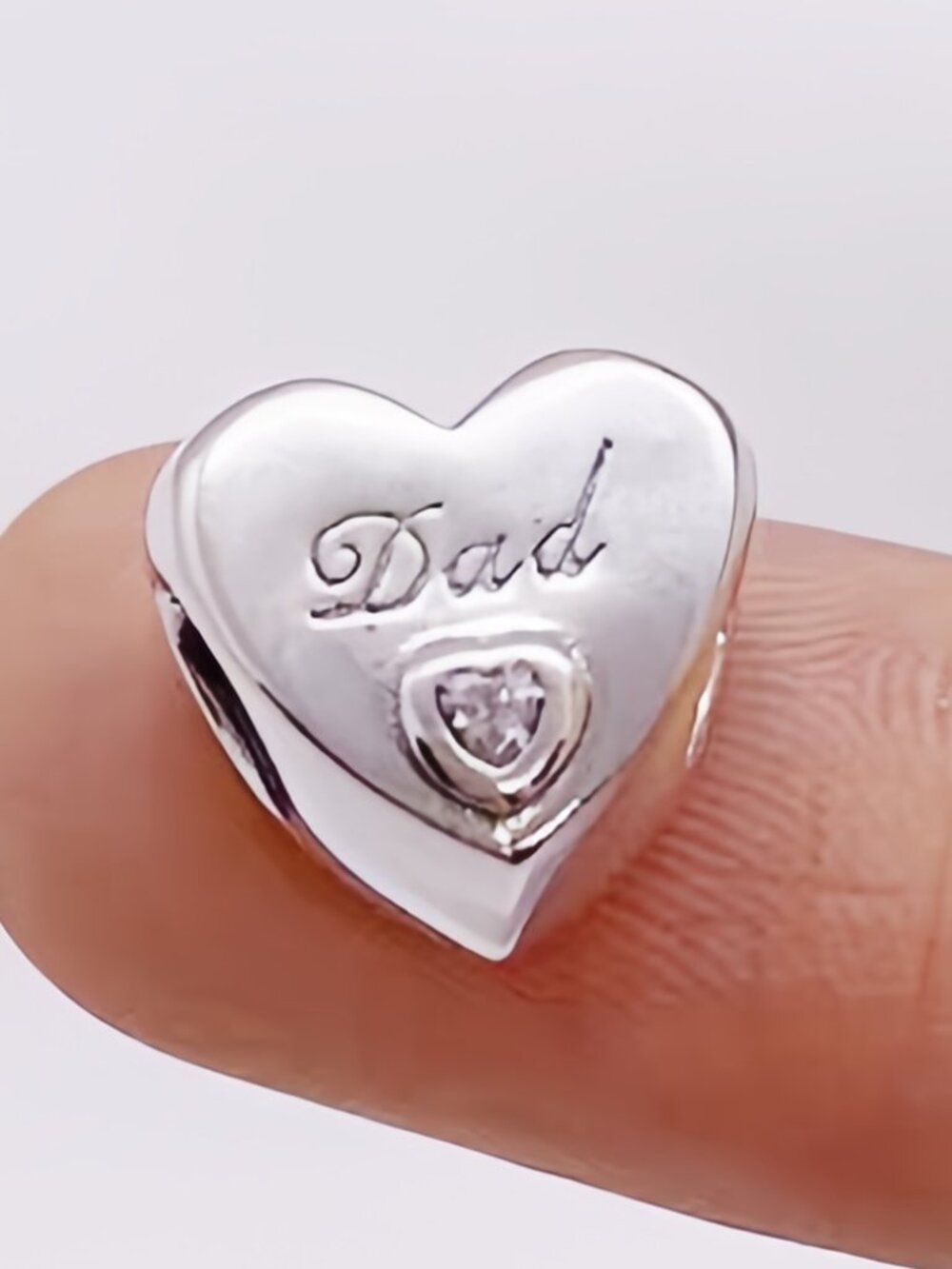 Pandora Dad Heart Charm